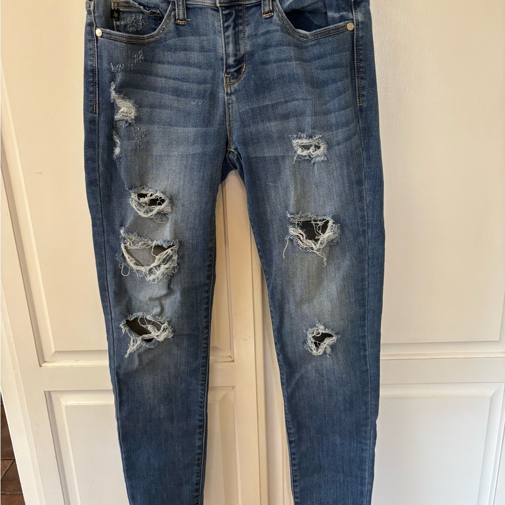 Distressed Blue Jeans for Women